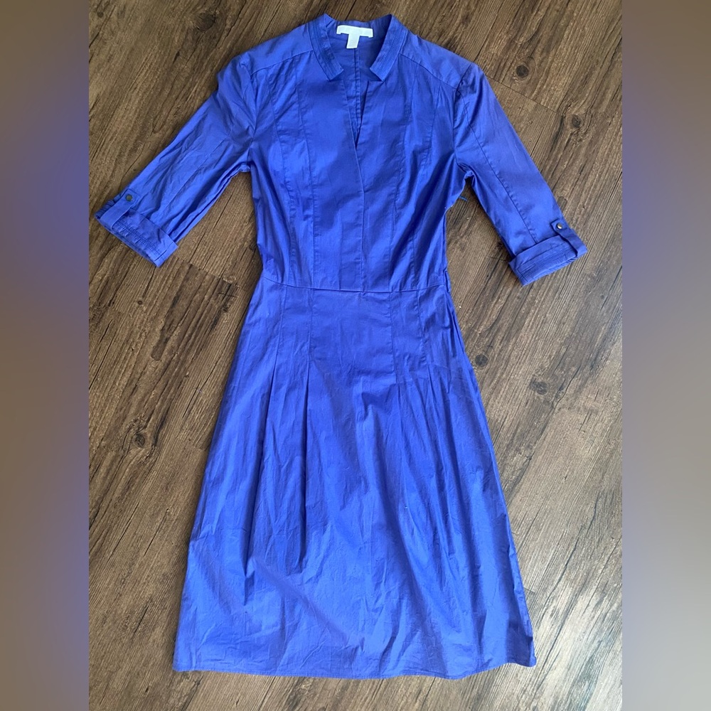 Hugo Boss Blue Midi Dress
